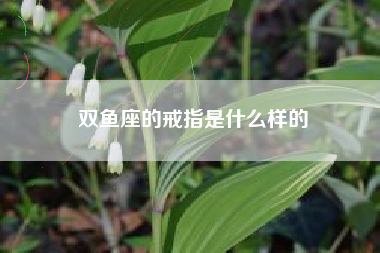 双鱼座的戒指是什么样的 双鱼座的戒指是什么样的