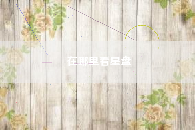 在哪里看星盘