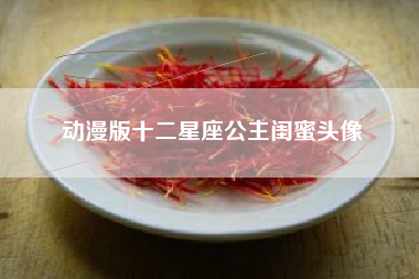 动漫版十二星座公主闺蜜头像 动漫版十二星座公主闺蜜头像