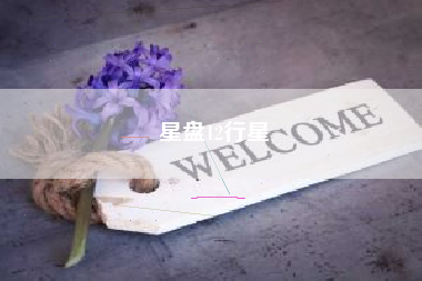 星盘12行星 星盘12行星